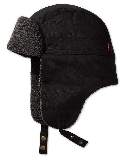 Levi S Men S Waxed Canvas Trapper Hat Reviews Hats Gloves