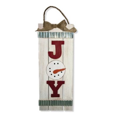 National Tree Company - National Tree 18" Hanging Decor "JOY"