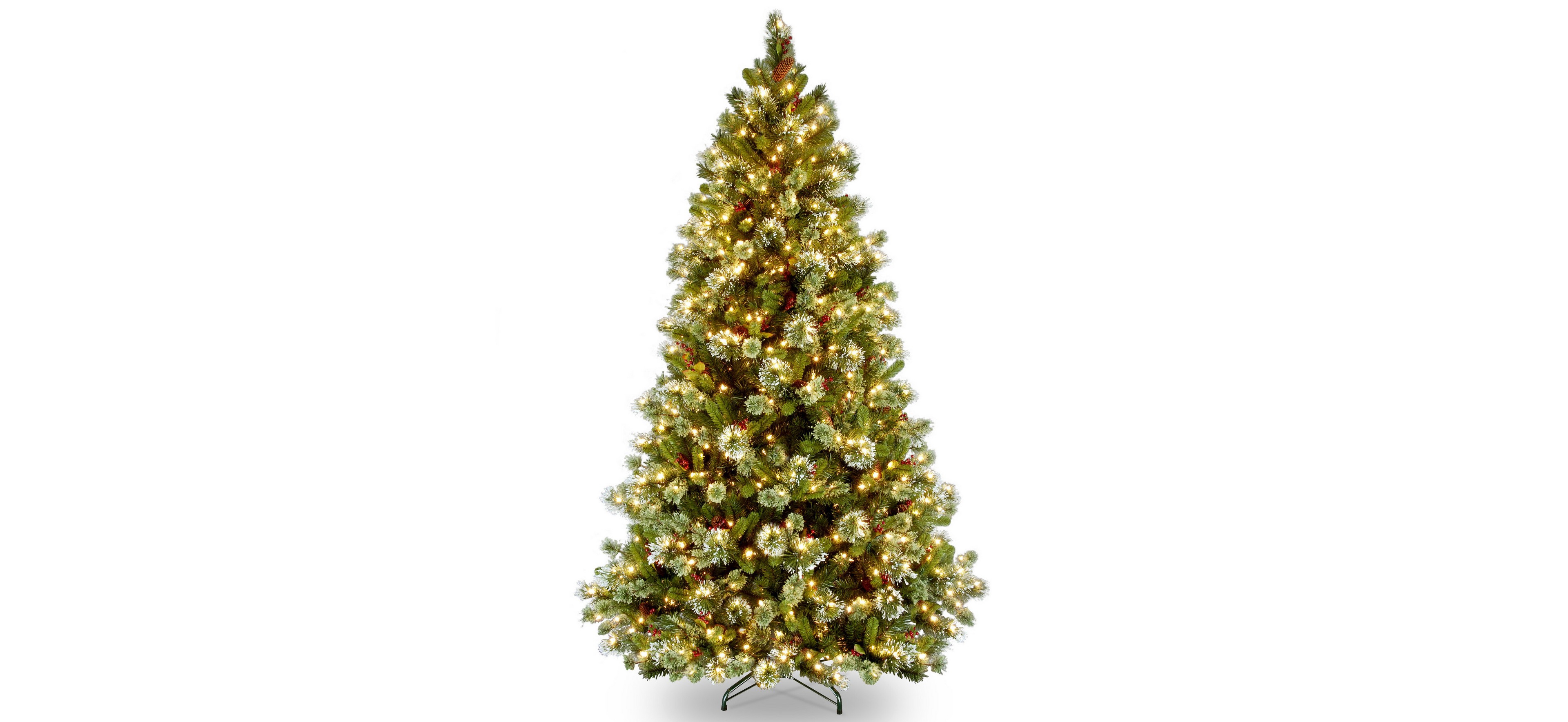 National Tree 7.5' Wintry Pine With 650 Clear Lights