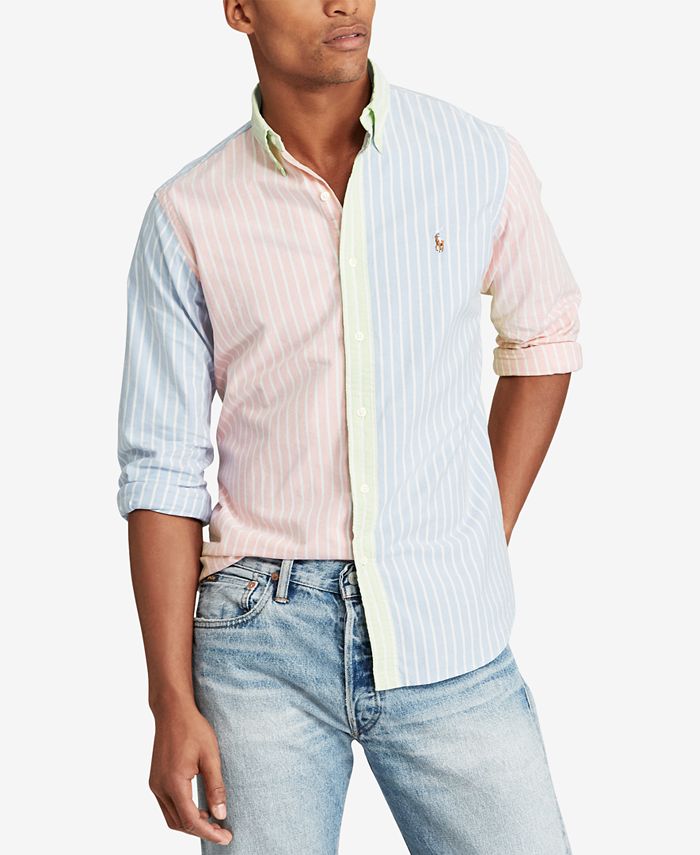 Polo Ralph Lauren Men's Iconic Oxford Shirt & Reviews - Casual Button-Down  Shirts - Men - Macy's