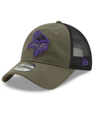 New Era Minnesota Vikings Camo Service Patch 9TWENTY Trucker Cap