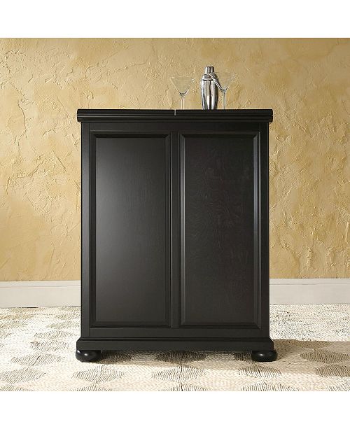 Crosley Alexandria Expandable Bar Cabinet Reviews Furniture Macy S