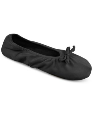 MUK LUKS - Women's Stretch Satin Ballerina Slippers