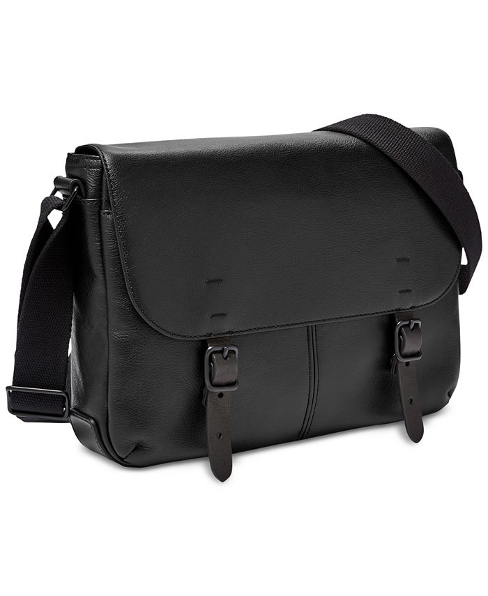 Fossil Men’s Buckner Small Leather Commuter Bag Macy's