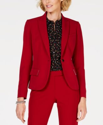 anne klein one button blazer