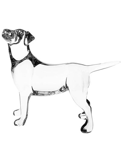 Baccarat Clear Labrador Dog Collectible Figurine