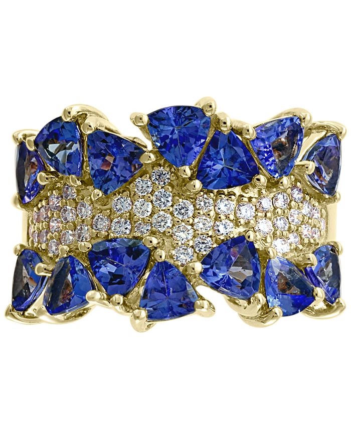 EFFY Collection - Tanzanite (3 ct. t.w.) & Diamond (3/8 ct. t.w.) Ring in 14k Gold