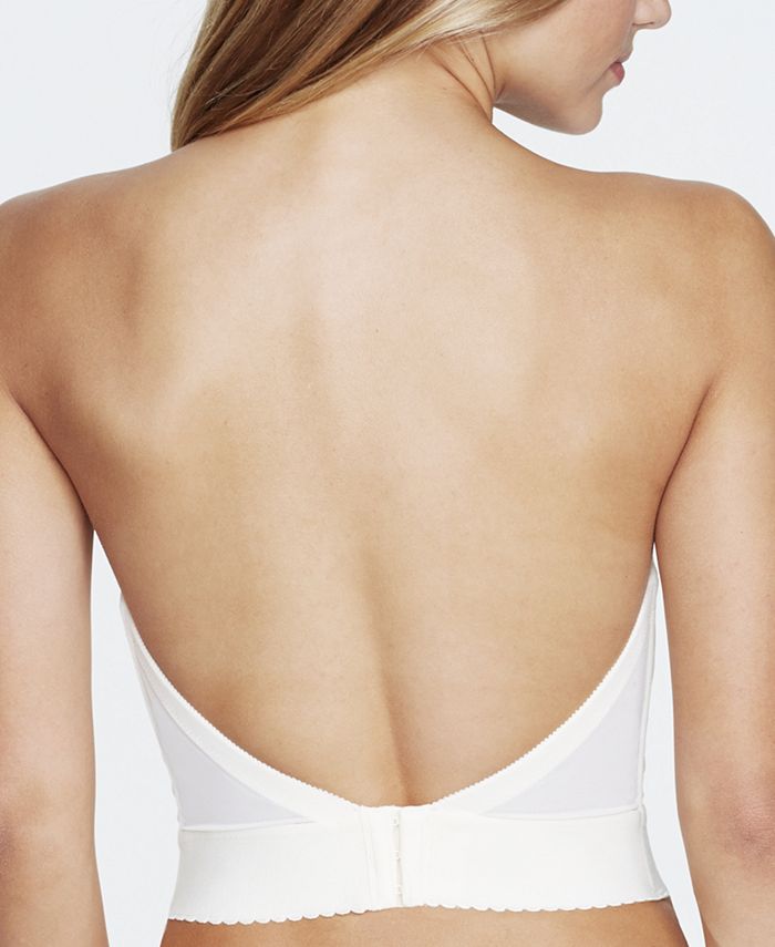low back bustier strapless