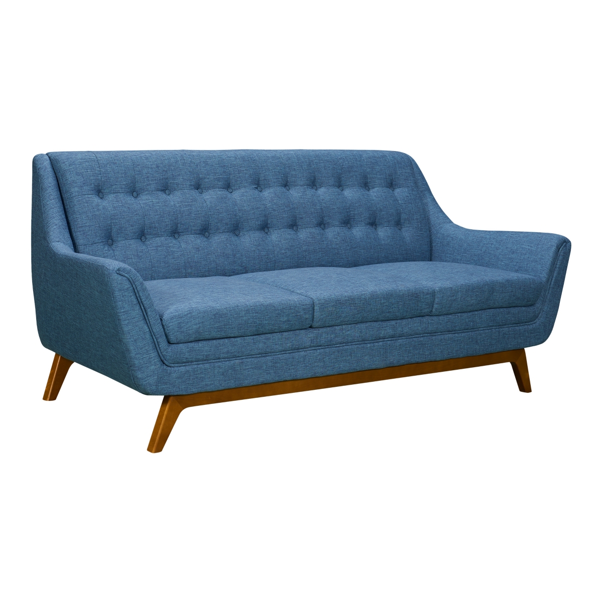 Armen Living Janson Mid-century Sofa In Blue
