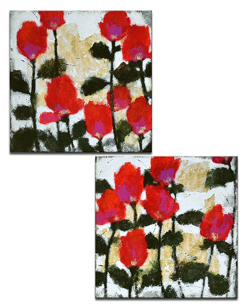 Ready2hangart Meadow I Ii 2 Piece Floral Canvas Wall Art Set 20x20 Reviews Wall Art Macy S