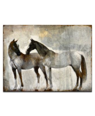 'Gentle' Equestrian Canvas Wall Art, 40x30"