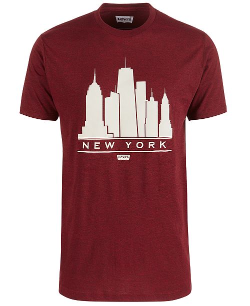 Levi's Men's New York Graphic T-Shirt & Reviews - T-Shirts - Men - Macy's