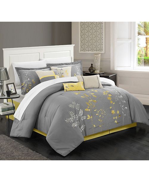 Chic Home Bliss Garden 12 Pc Comforter Set Collection Reviews