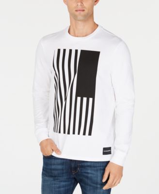 calvin klein men's long sleeve t shirts