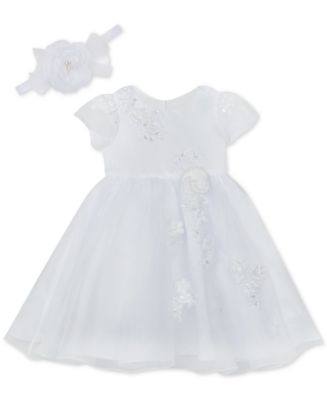 Macy's baby girl deals christening gown