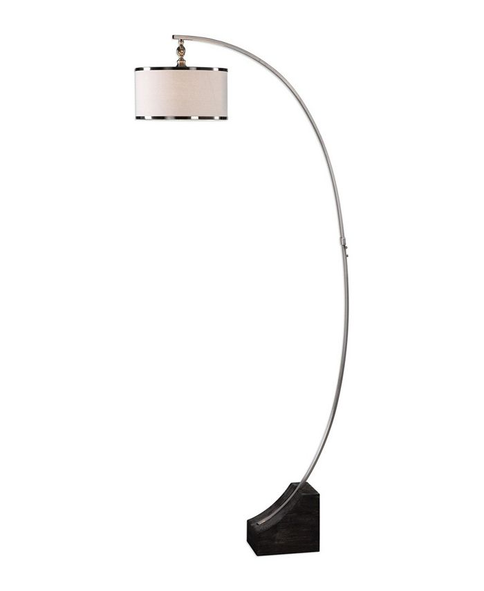 Uttermost Kelcher Nickel Arc Floor Lamp Macy's
