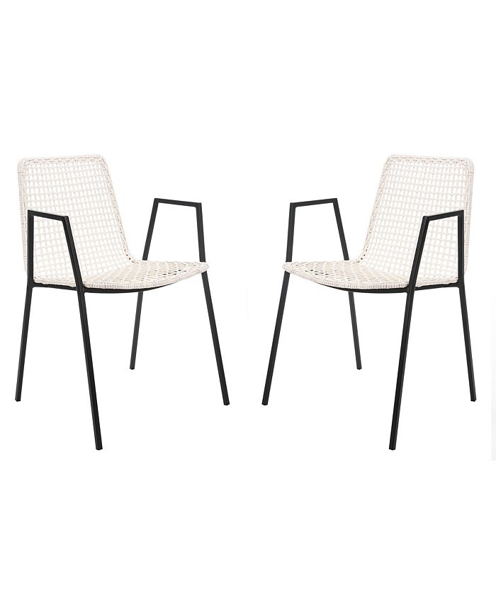 Safavieh Taika Woven Leather Dining Chair Macy's