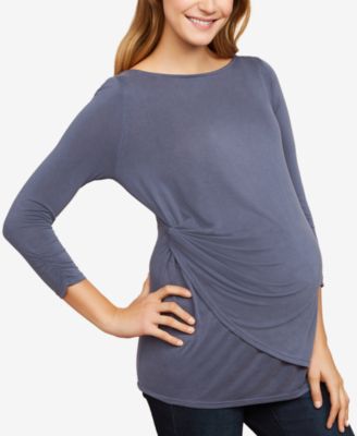 Jessica Simpson - Maternity Twist-Front Top