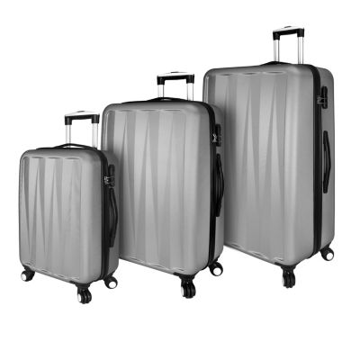 Elite Verdugo Hardside 3-Piece Spinner Luggage Set, Black (22/ 26/ 30)
