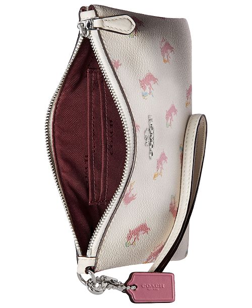 COACH Pig-Print Wristlet - Handbags & Accessories - Macy&#39;s