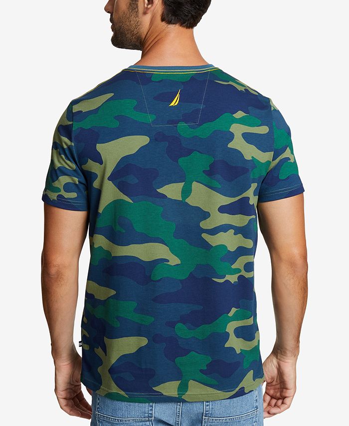 Nautica Men's Camo-Print Logo T-Shirt & Reviews - T-Shirts - Men - Macy's