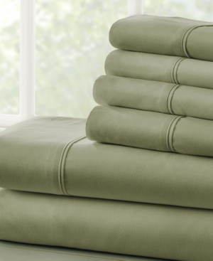 Solids in Style by The Home Collection 4 Piece Bed Sheet Set Twin Bedding