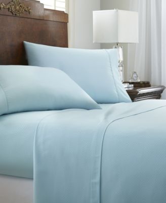 ienjoy Home - Expressed In Embossed by The Home Collection 4 Piece Bed Sheet Set, Queen