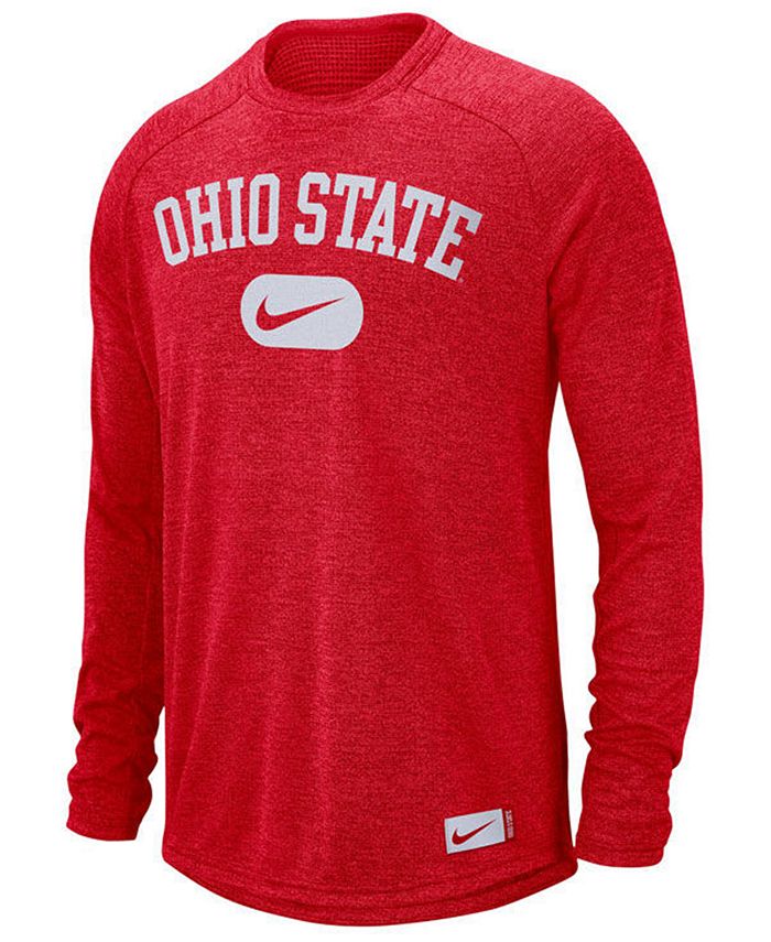 Nike Men's Ohio State Buckeyes Stadium Long Sleeve T-Shirt & Reviews ...