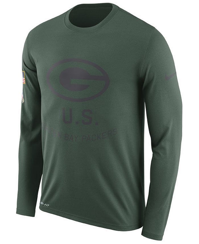 green bay packers salute to service t shirt
