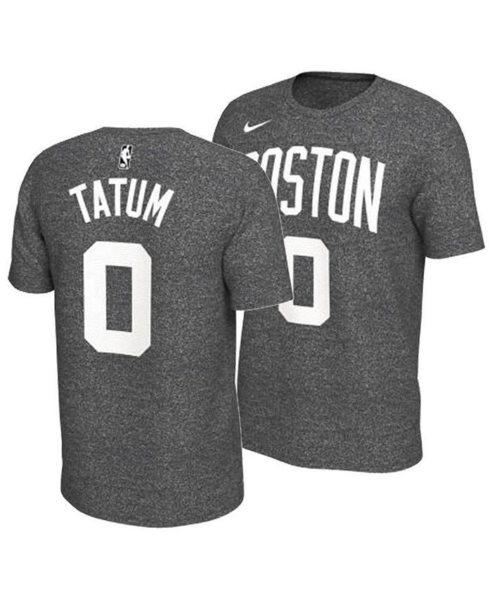 Men's Nike Jayson Tatum White Boston Celtics Name & Number T-Shirt