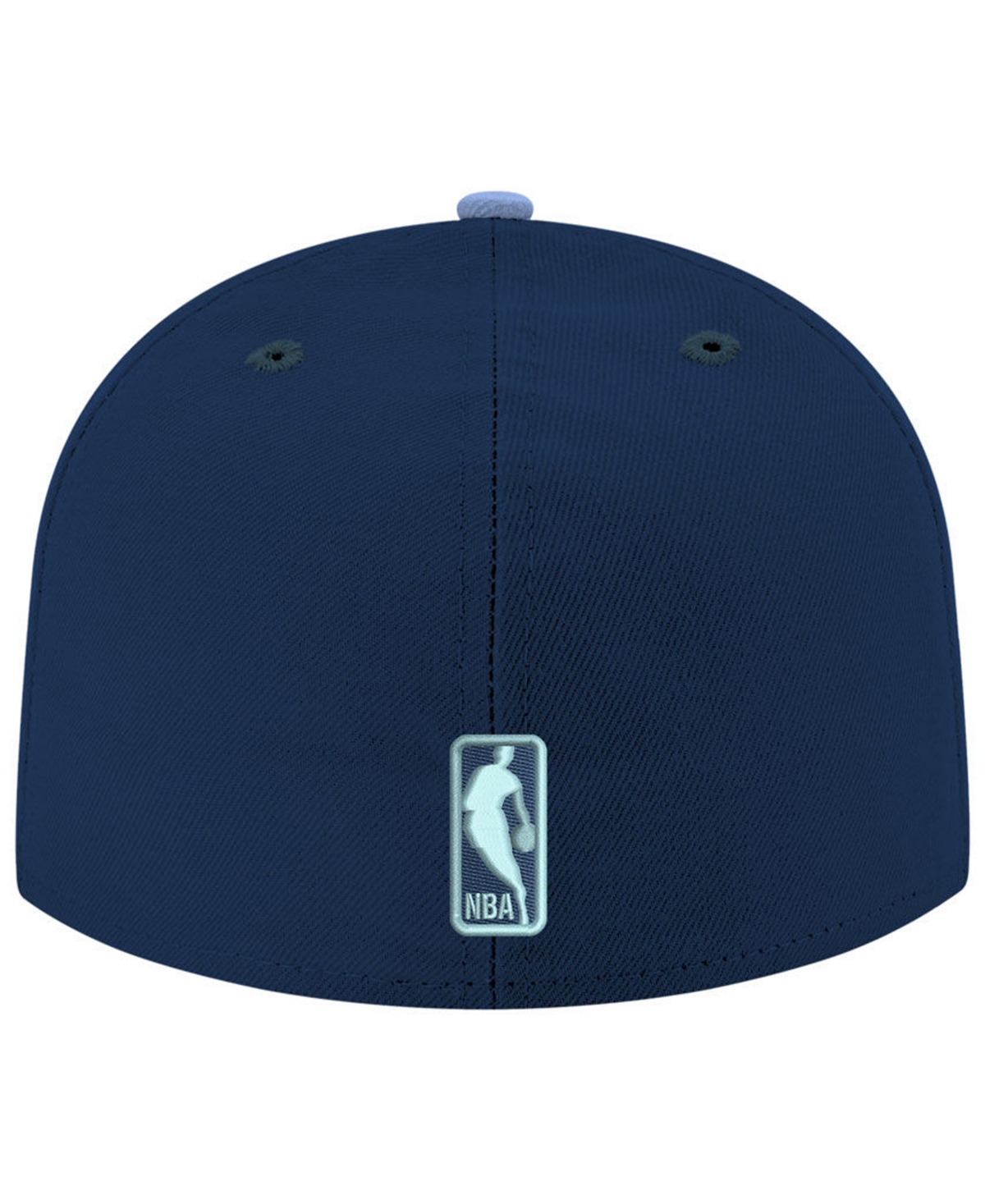 New Era Memphis Grizzlies Basic 2 Tone 59fifty Fitted Cap In Navy,skyblue
