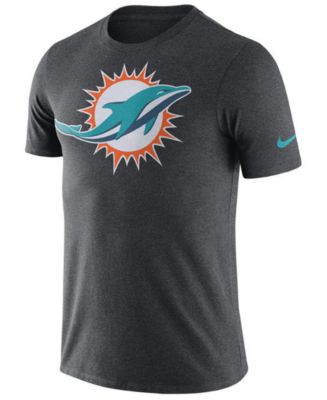 Nike Men's Miami Dolphins Dri-Fit Cotton Essential Logo T-Shirt - Macy's