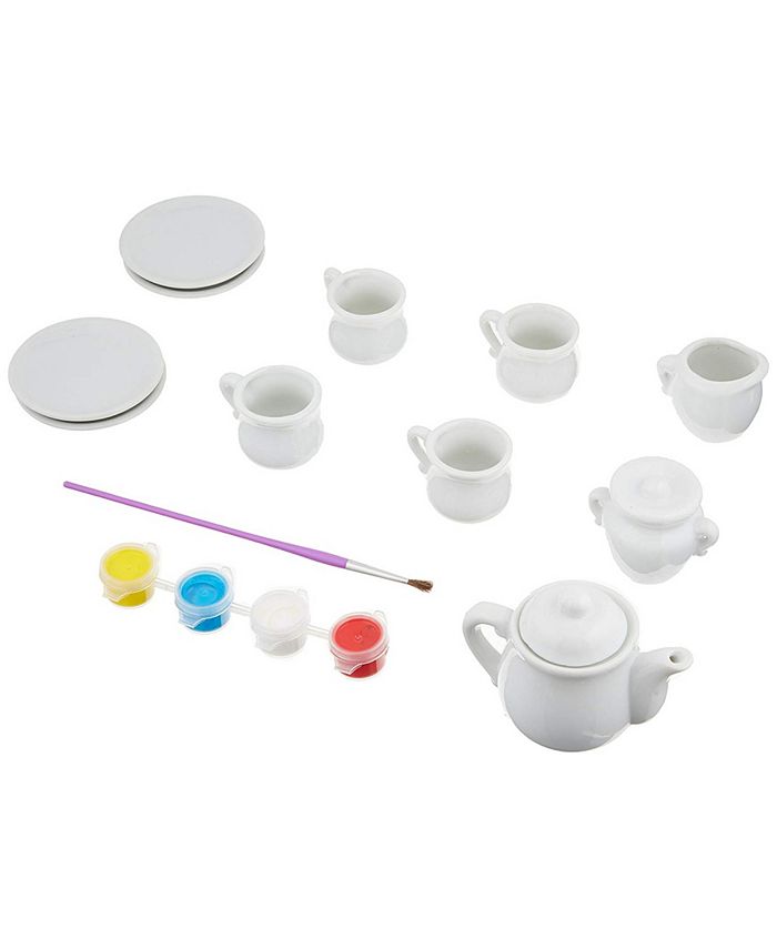 Style Me Up! 4M Paint Your Own Mini Tea Set Macy's
