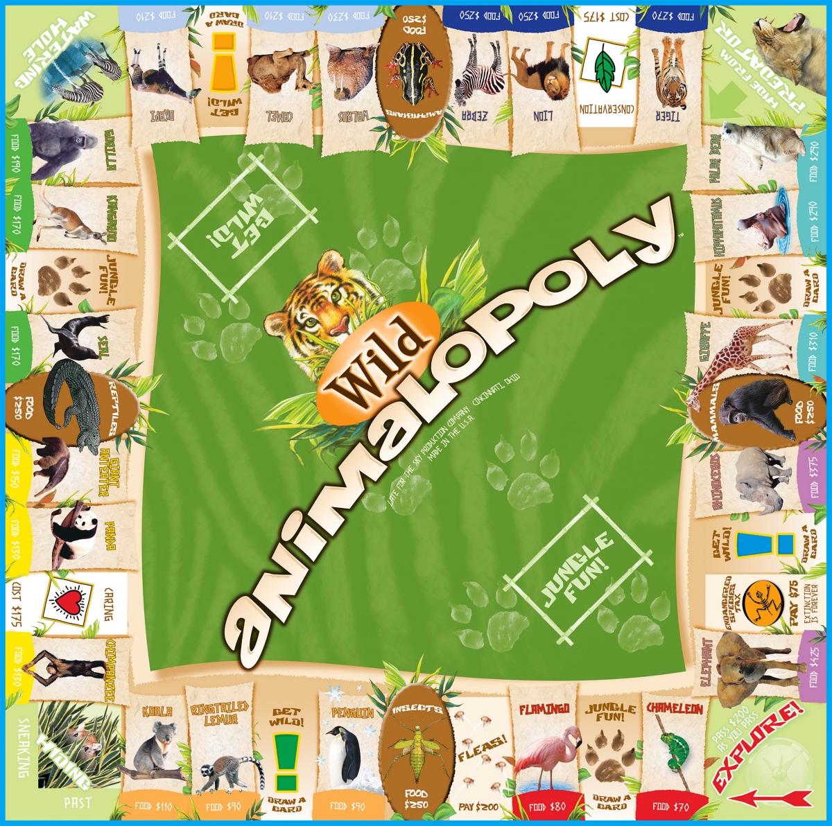 Shop Late For The Sky Wild Animalopoly In Multi