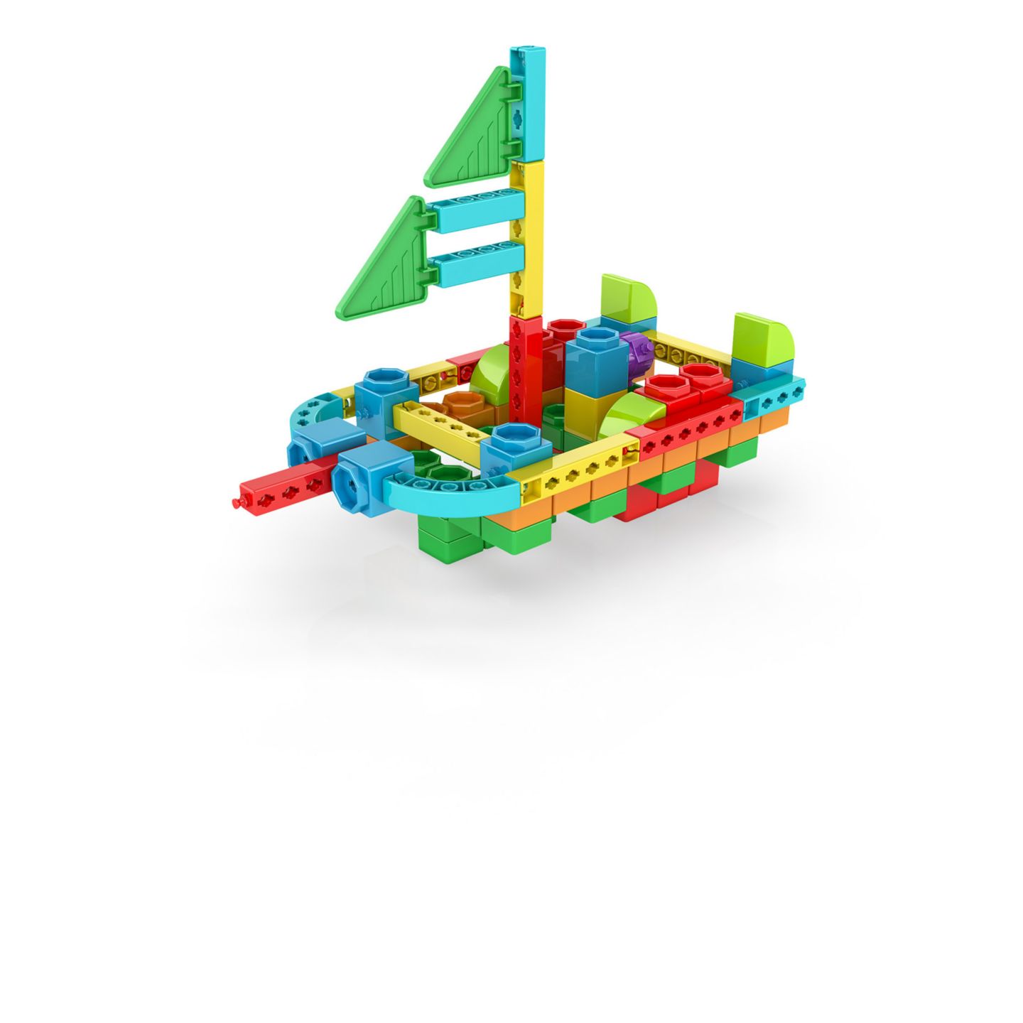 Детский конструктор Elenco Engino Qboidz 20 in 1 Stem 30-Piece Building Set, Ages 3+ — фото 5