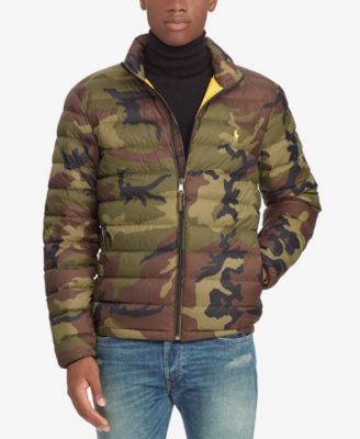 polo mens camo jacket