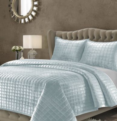 Florence Velvet Solid Oversized Quilt Set, King