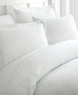 Floral Pattern 3 Piece Duvet Cover Set, King/California King