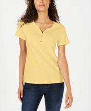 Macys hot sale yellow tops