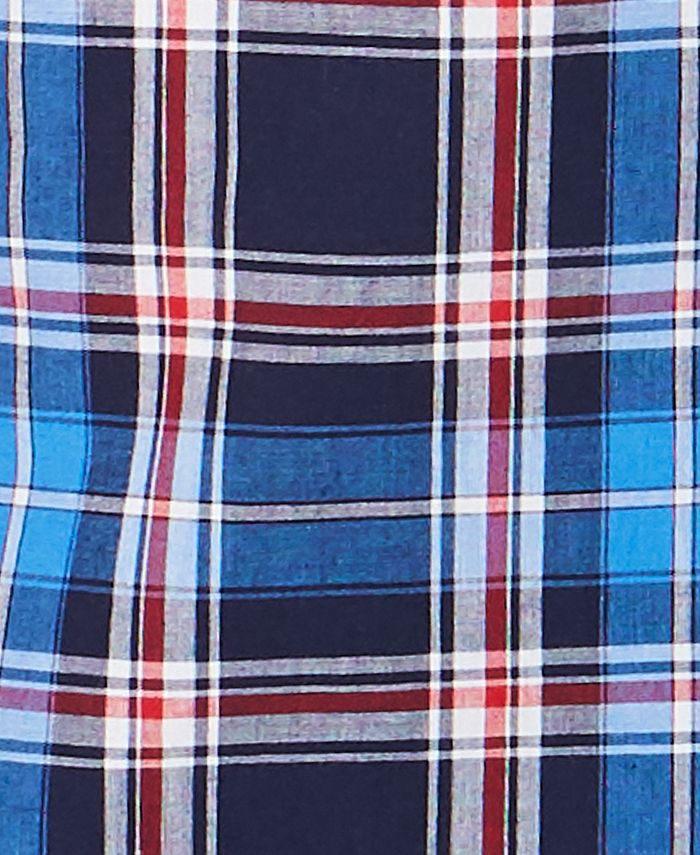 Tommy Hilfiger Men's Orser Madras Plaid Shirt, Created for Macy's - Macy's