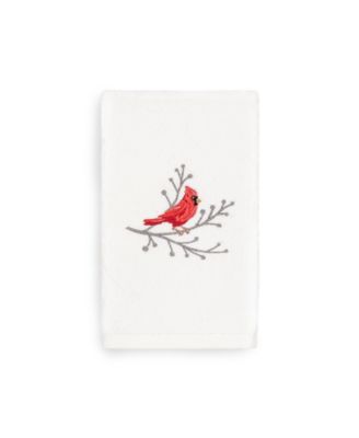 Christmas Cardinal 100% Turkish Cotton Hand Towel
