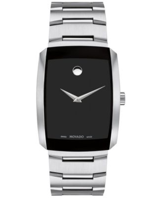 Movado - Men's Swiss Eliro Stainless Steel Bracelet Watch 40mm