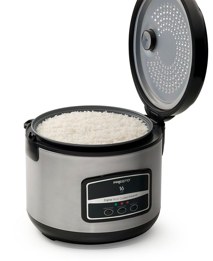 Presto 16Cup Digital Rice Cooker/Steamer Macy's