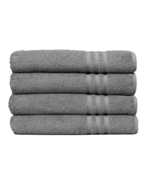 Linum Home Denzi 4-pc. Bath Towel Set Bedding In Dark Grey