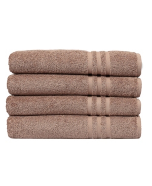 Linum Home Denzi 4-pc. Bath Towel Set Bedding In Light Brown