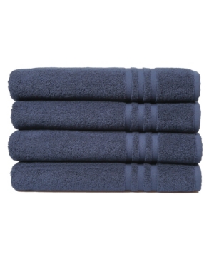 Shop Linum Home Denzi 4-pc. Bath Towel Set In Navy