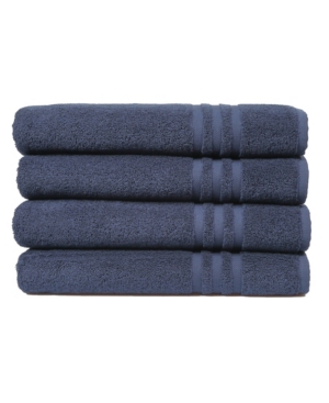 Linum Home Denzi 4-pc. Bath Towel Set Bedding In Navy