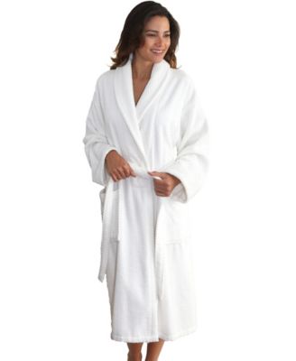 Unisex Herringbone Weave Bath Robe