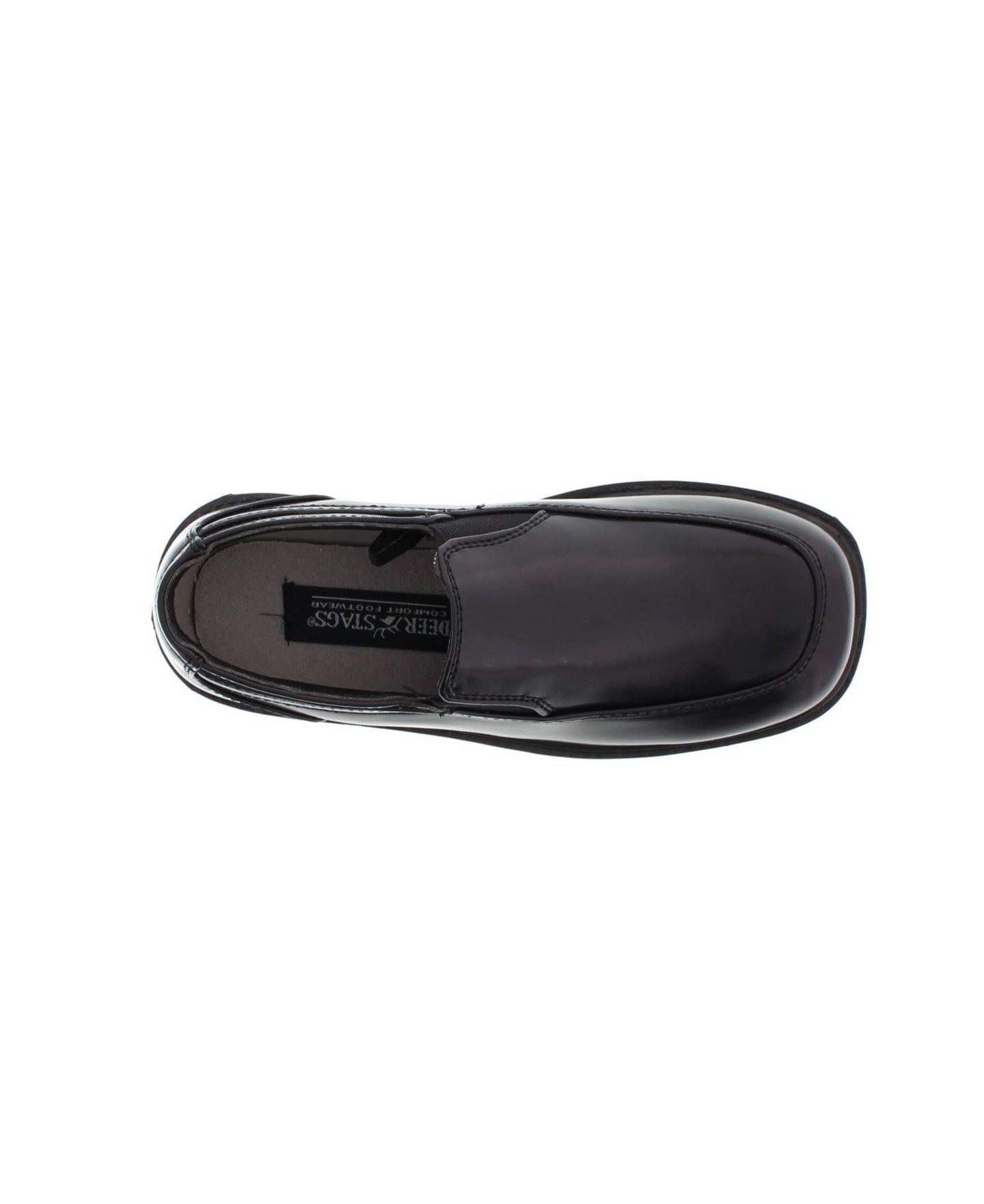 Платье DEER STAGS Little, and Wide Brian Slip-On Dress Comfort Shoe для мальчиков, цвет: Чёрный — фото 4