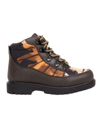 Little and Big Boys Water Resistant Camo Hiker Boot